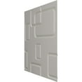 thumbnail image 4 of Ekena Millwork 19 5/8"W x 19 5/8"H Odessa EnduraWall Decorative 3D Wall Panel, UltraCover Satin Blossom White (12-Pack for 32.04 Sq. Ft.), 4 of 6