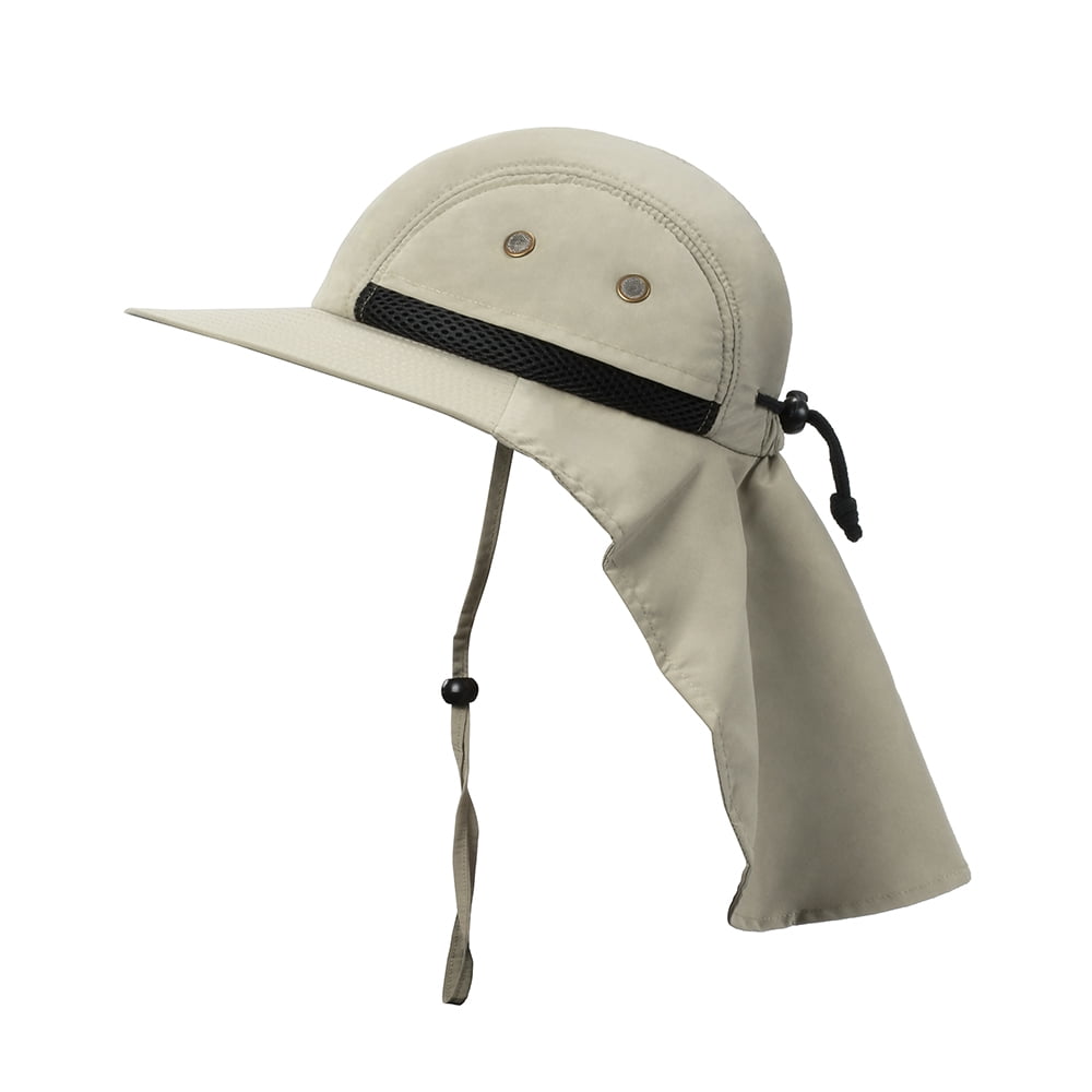 Wide Brim Neck Flap, Fishing Safari Hat 
