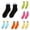 ZZ-Black 1PCS & Green 1PCS & Hot Pink 1PCS & Light Blue 1PCS & Orange 1PCS & Yellow 1PCS, variant on GZEFJRQM Athletic Socks Women 7 Pairs Ruffle Slouch Socks for Women Cute Cotton Crew Socks Frilly Knit Socks Ankle Socks for Women Camouflage