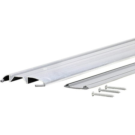 

M-D Building Products 8383 M-D 0 Door Threshold with Vinyl Seal 3-3/8 in W X 36 in L X 3/4 in H 3-3/8 W x3/4 H Aluminum