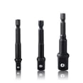 thumbnail image 2 of Taladro Socket Adaptador Hex Shank To Square Impact Driver Extension Bits Kit Craftsman Spring Locking Reemplazo Reducer Herramienta Mano 3pcs Extension Bits sidaley TO001481-01, 2 of 7