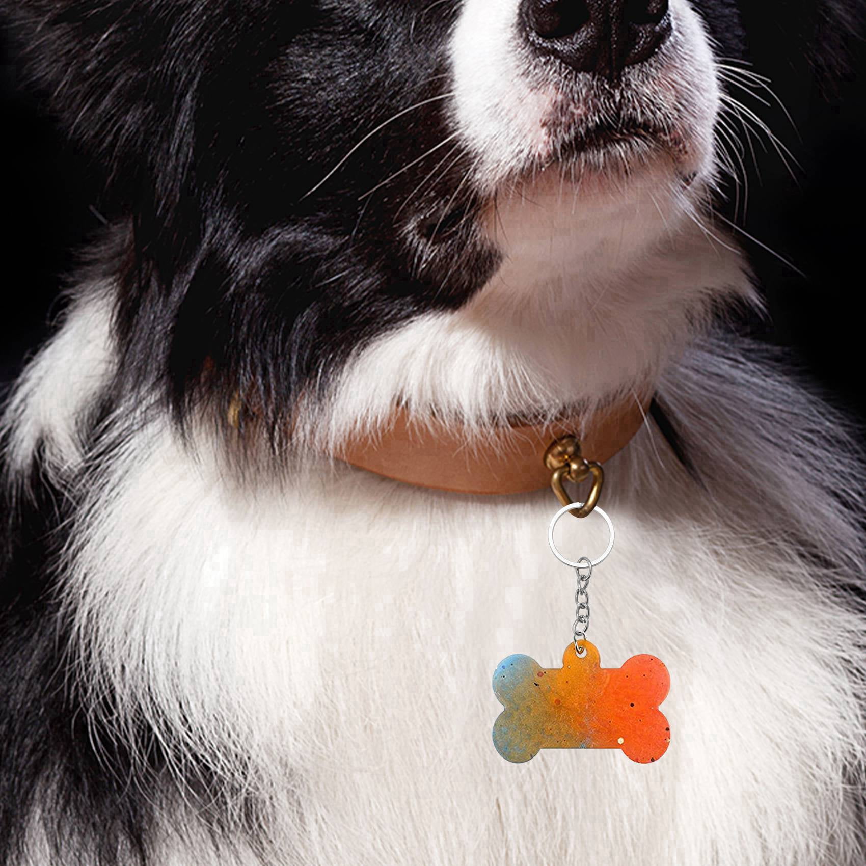 1PC Silicone Dog Tag Mold, Resin Dog Bone Keychain Mold, DIY Dog Tag 1 –  Rosebeading Official