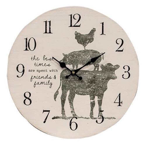 Farm Animal Clock