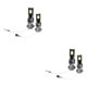 thumbnail image 3 of Luces de conducción antiniebla DRL Kit de faros Bombillas 6500K Blanco Tipo 1 2piezas Scienceny, 3 of 6