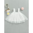 thumbnail image 4 of Bagilaanoe Toddler Baby Girl Tulle Dress Pleated Sleeveless A-line Princess Dresses 6M 12M 24M 3T 4T 5T Casual Swing Sundress, 4 of 9