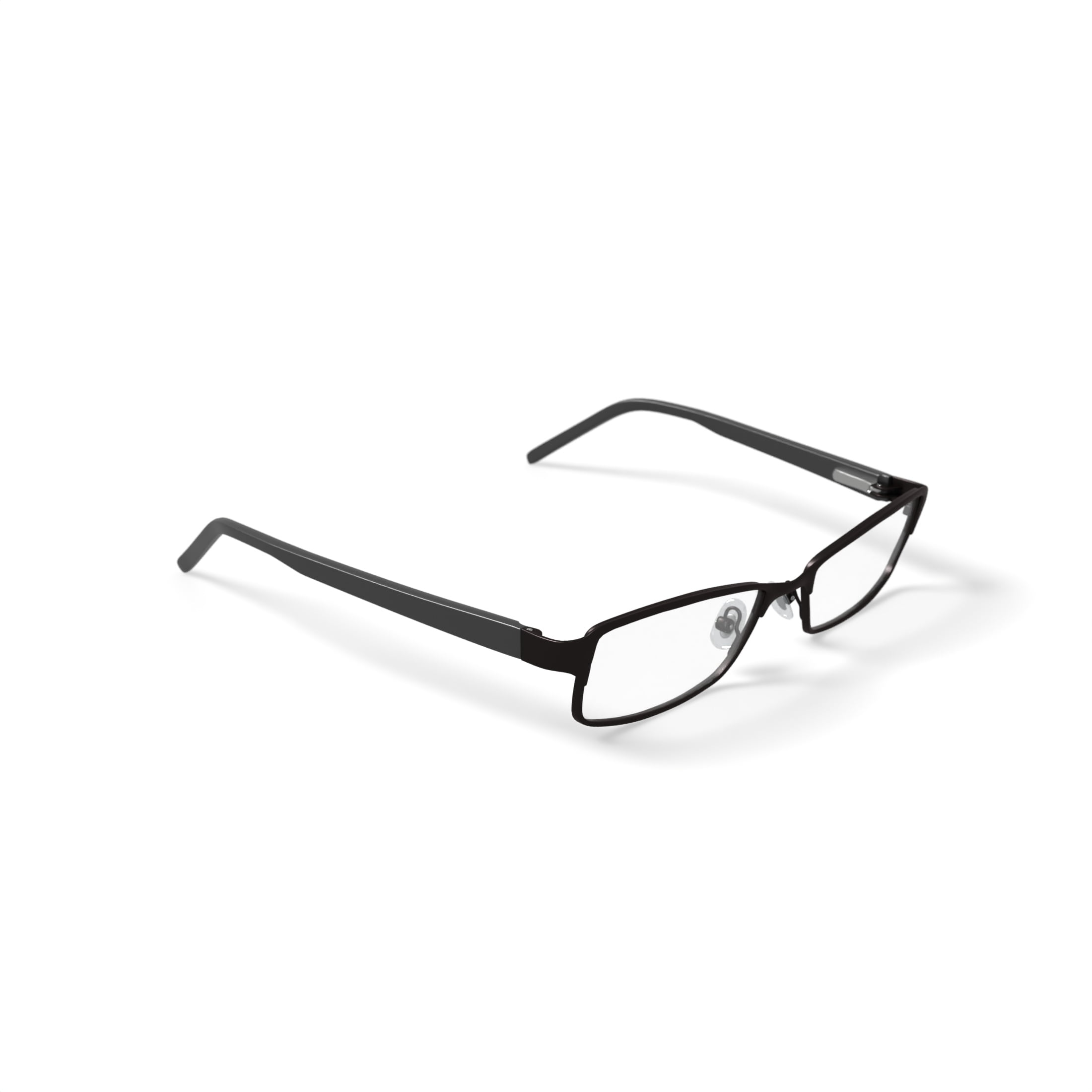 Walmart Youth FM13032 Rectangular Prescription Eyeglasses with Case, Gunmetal