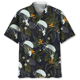 thumbnail image 3 of Camisa hawaiana con estampado de paracaidismo para hombre, camisas de flores tropicales con estampado 3D a la moda, blusa de manga corta con solapa y botones para verano, 3 of 5