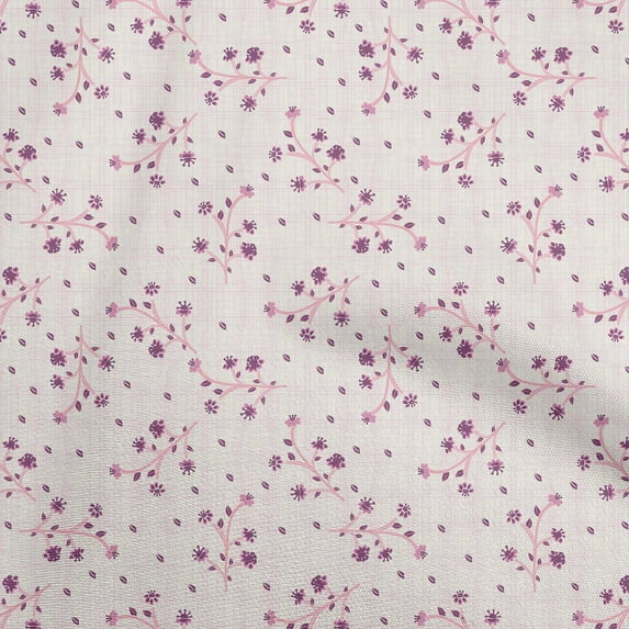 oneOone Velvet Blush Pink Fabric Floral Craft Projects Decor Fabric Printed By The Yard 58 Inch Wide