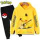 thumbnail image 1 of Conjunto de ropa deportiva de algodón con capucha para niño Y niña, traje de Sudadera con capucha de Pokémon, Pikachu, pantalones, ropa para 2 peces, 3, 4, 5, 6, 7, 8, 9, 10, 11, 12, 13, 14 años, 1 of 1