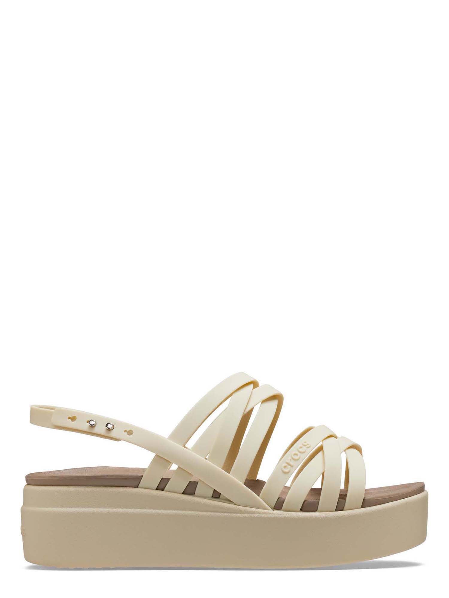 Crocs Women's Brooklyn Strappy Low Wedge Sandals
