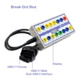 thumbnail image 4 of Auto profesional Auto coche OBD-2 Break Out Box A Bordo Diagnóstico Caja De Ruptura OBD-II Detector De protocolo Conector De Diagnóstico, 4 of 7