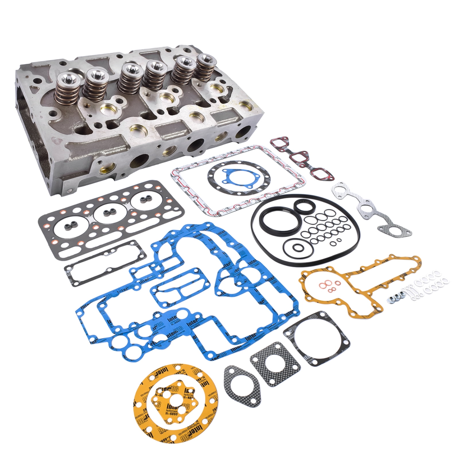 GELUOXI Complete Cylinder Head Gasket Set for Kubota L225 L245 D1102 D1101 L2201 L2000 Engine 1532103040 1532103115 1532103042