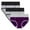Purple, variant on 3 PCS Period Underwear for Women Leakproof Breathable Menstrual Period Panties Incontinence Briefs