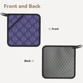 thumbnail image 2 of Sikiie Lavender Flowers Pot Holders Kitchen Insulation Mats Heat Resistant Pot-Holder Oven Anti-Scald Pads for Cooking Baking, 7.1*7.1inch, 2 of 8
