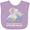 Lavender, variant on Inktastic My Grandma Loves Me to the Moon and Back Elephant Family Boys or Girls Baby Bib