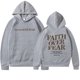 thumbnail image 1 of Sudadera con capucha cristiana "La fe vence el miedo", sudadera con capucha de Jesús de talla grande, ropa de calle de moda, jersey de algodón para hombres y mujeres., 1 of 5