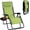 Green, variant on ANHXN Zero Gravity Chair, Folding Patio Lounge Chair Adjustable Outdoor Recliner with Cup Holder, Wide Armrest for Patio Garden Poolside Outdoor Yard Beach, Support 350 lbs (1)