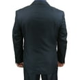 thumbnail image 3 of Sharp Mens 2pc. 2-B Comfortable Stretch Waist Suit w/1 Pair Socks - Navy 56L, 3 of 6
