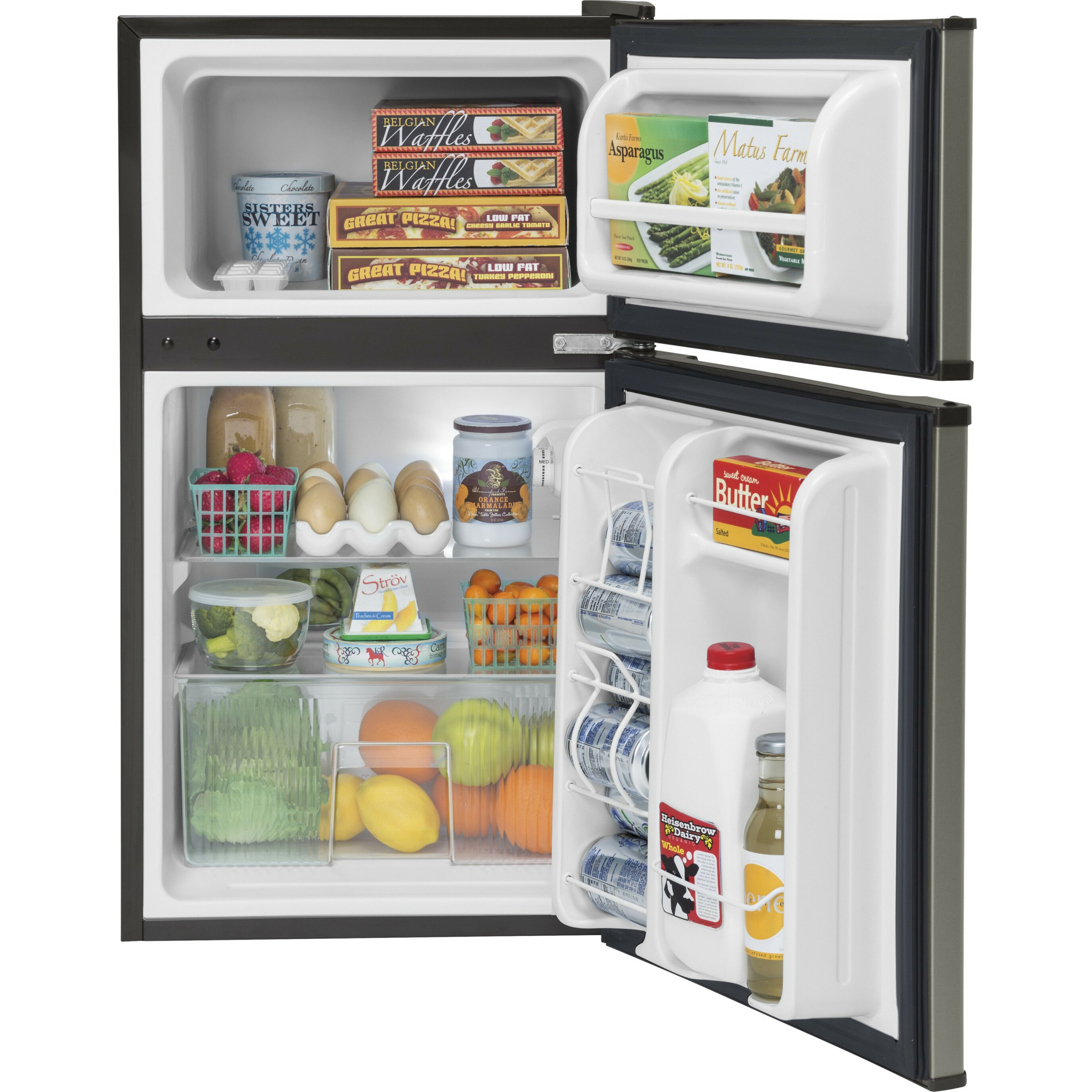 GE Appliances Double-Door Compact Refrigerator - image 3 of 3