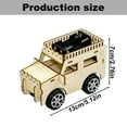 thumbnail image 3 of RUIG DIY Wood Model Car Building Kits, Electric Motor Woodworking Project Science Kits for Kids, Hands on STEM Learning Project Kits, Wooden 3D Puzzles Kids Birthday Gifts, 3 of 4