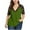 Army Green, variant on Scyoekwg Short Sleeve Shirt for Women Summer Lace V-Neck Splicing Tunic Tops Solid Color Patchwork Trendy Comfy Casual Loose Shirts Blue XXXXL