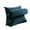 Green, variant on Triangular Headboard Pillow Bolster Cushion for Bed Back Support and Comfortable Rest