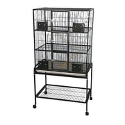 A&E Cage 32x22 - 3 Level Animal Cage with Removable Base-Material:Metal