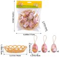 thumbnail image 2 of Easter Egg Tree Ornaments,6pcs Mini Vintage Easter Egg Tree Ornaments Decor for for Home Wall Window Decor, 2 of 7