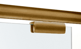 CRL Antique Brass Madrid Series Hinge Kit for 3//8 Glass