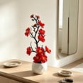 thumbnail image 4 of Artificial Potted Flower Tabletop Decor, Indoor Photography Prop Setup, Maintenance-Free Fake Potted Plant for Living Room, Home Office Decor, Shelf and Table Centerpiece, 4 of 5