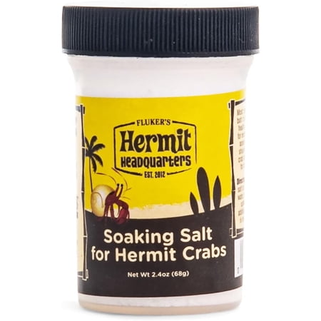 Fluker's Soaking Salt for Hermit Crabs, 2.4oz