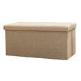 thumbnail image 2 of de zapatos otomano de almacenamiento, caja duradera, reposapiés, taburete portátil de alta resistencia, asiento para decoraciones del hogar, Gloria Otomana de almacenamiento, 2 of 9