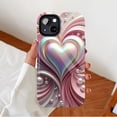 thumbnail image 2 of Iridescent Heart Pearl iPhone Case for Lovers Valentine's Day Gift, Compatible with iPhone 11/12/13/14/15/16 (Pro Max/Plus), 2 of 9