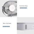 thumbnail image 3 of Sidaley Ventilador de refrigeración USB de doble cabezal de 360°, circulador de aire de verano, aromaterapia, ventilador de coche para el hogar Electrónica blanco, 3 of 6