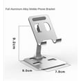 thumbnail image 5 of Aluminium Adjustable Fold Holder Tablet Stand Tablet Desktop Holder Tablet Stand, 5 of 5