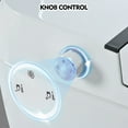 thumbnail image 6 of Historyli Go5H Smart Toilet With White Night Light Adjustable Temp Heated Seat Foot Flush Knob Control Power Outage Flushing Toilet, 6 of 8