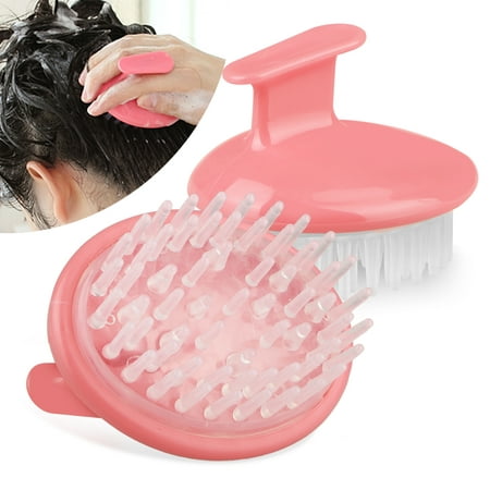 TSV Silicone Head Scalp Comb Brush Shampoo Hair Massager Shower Body Washing