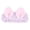 Purple, variant on Rupoun Plush Cloth Cat Ear Facial Headband for Women, Cute Pink Hairband for Washing Face, Makeup Application and Skincare, Cozy Elastic Spa Accessory, 8.26 inches / 21 cm
