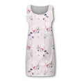 thumbnail image 4 of Robe d'Été Décontractée pour Femmes Mode Robe d'Été Décontractée Ample Imprimée Col Rond Sans Manches Robe d'Été pour Femmes Robe Décontractée pour Femmes Robe Sans Manches pour Femmes, 4 of 5