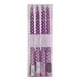 thumbnail image 2 of Velas Roscadas Galvanizadas Con Parafina 4 velas de cera largas con rosca galvanizada morada para decoración romántica de bodas y restaurantes. JASKFLY, 2 of 8