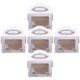 thumbnail image 2 of KAKOWELY cajas de panadería con ventana, contenedor para pasteles, caja de embalaje para pasteles, 2 of 4