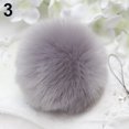 thumbnail image 1 of HEVIRGO Soft Faux Rabbit Fur PomPom Keychain Handbag Cell Phone Pendant Charms Key Ring, 1 of 10