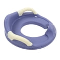 thumbnail image 1 of Asiento de entrenamiento para ir al baño para bebés, niños y niñas, seguro, ergonómico, con protección contra salpicaduras, color azul, 1 of 14