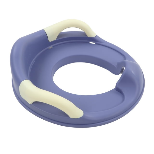 Asiento de entrenamiento para ir al baño para bebés, niños y niñas, seguro, ergonómico, con protección contra salpicaduras, color azul