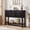 Espresso + Pine, variant on 46" Solid Wood Sideboard with 2 Drawers & Cabinets, Brown Retro Buffet Server