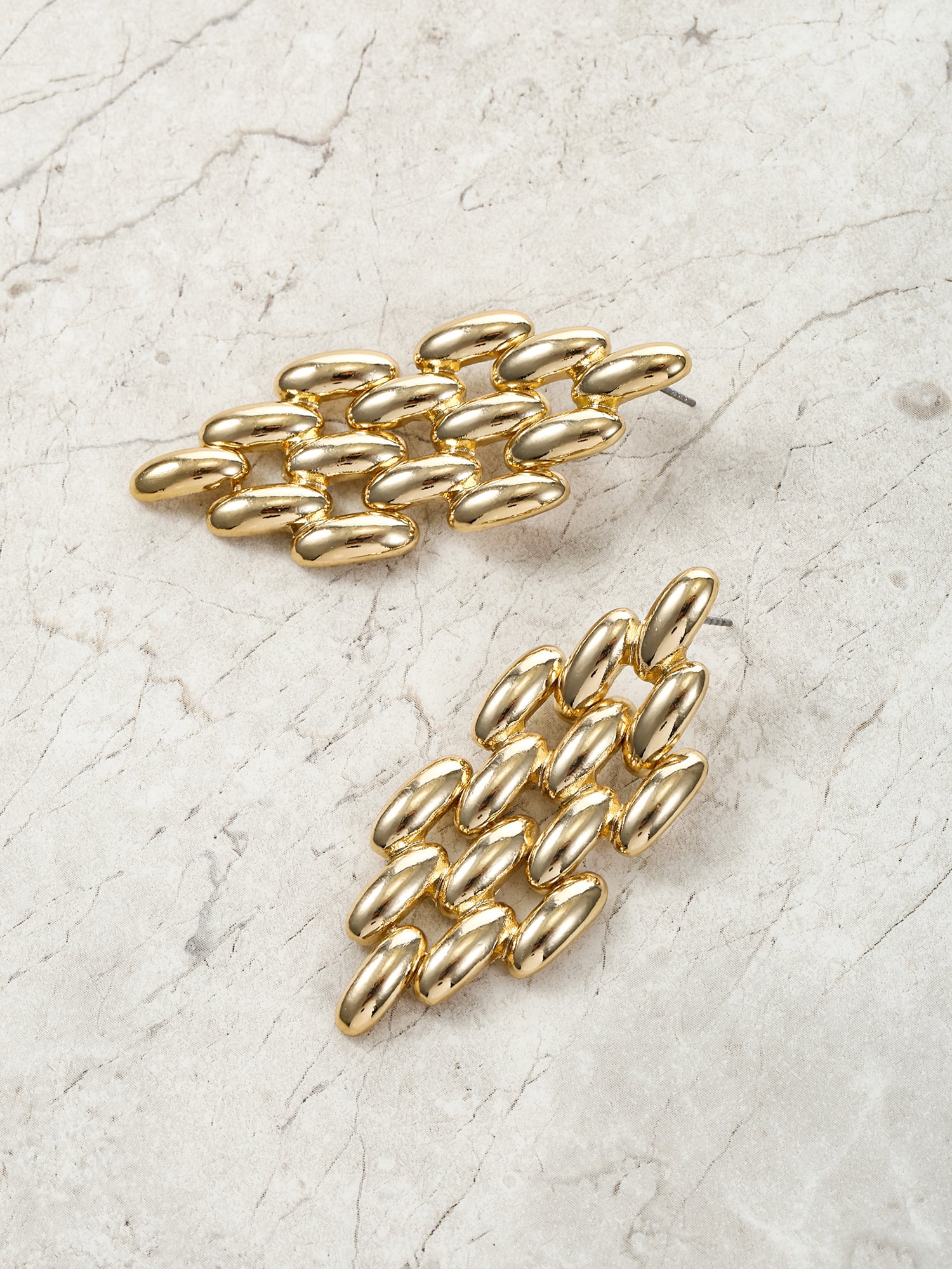Time and Tru Goldtone Drop Earrings, 1 Pair