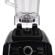 2L Professional Blender Countertop Blender Smoothie Maker Commercial 3HP 2200W(Black)