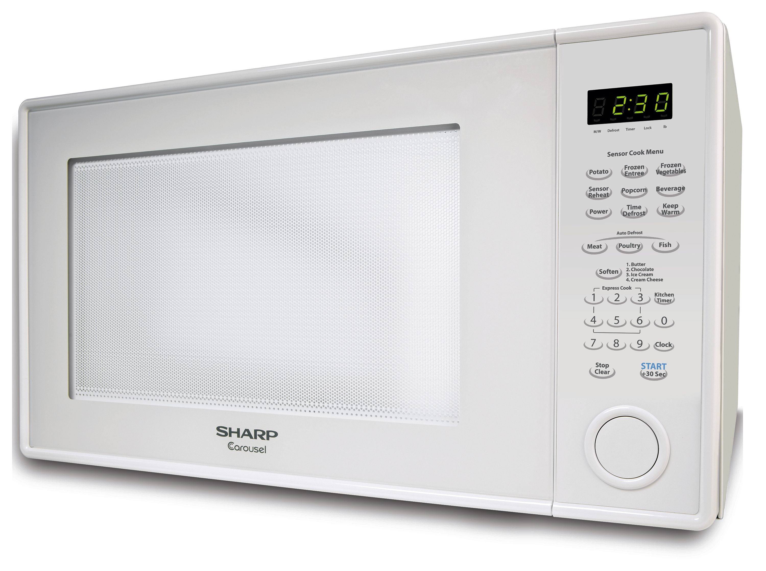 Sharp Zr659yw 2 Cu Ft Microwave White