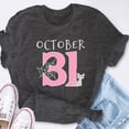 thumbnail image 6 of EcoLoom Big Day October 3 Pink Short Sleeve Unisex T Shirt, 6 of 6