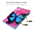 thumbnail image 4 of iPad Air 3 Case, iPad Pro 10.5" Case, Allytech PU Leather Folio Smart Case Cover Auto Sleep Wake Anti-Scratch Multi Angle Kickstand Wallet Case for Apple iPad Air 3st Gen, Pro 10.5",Blue Butterfly, 4 of 8